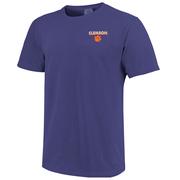 Clemson Image One Roughed Up Rock Comfort Colors Tee